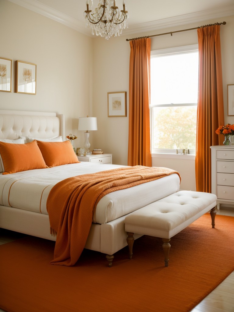 Celebrate with Color: Orange Bedroom Decor for Every Season