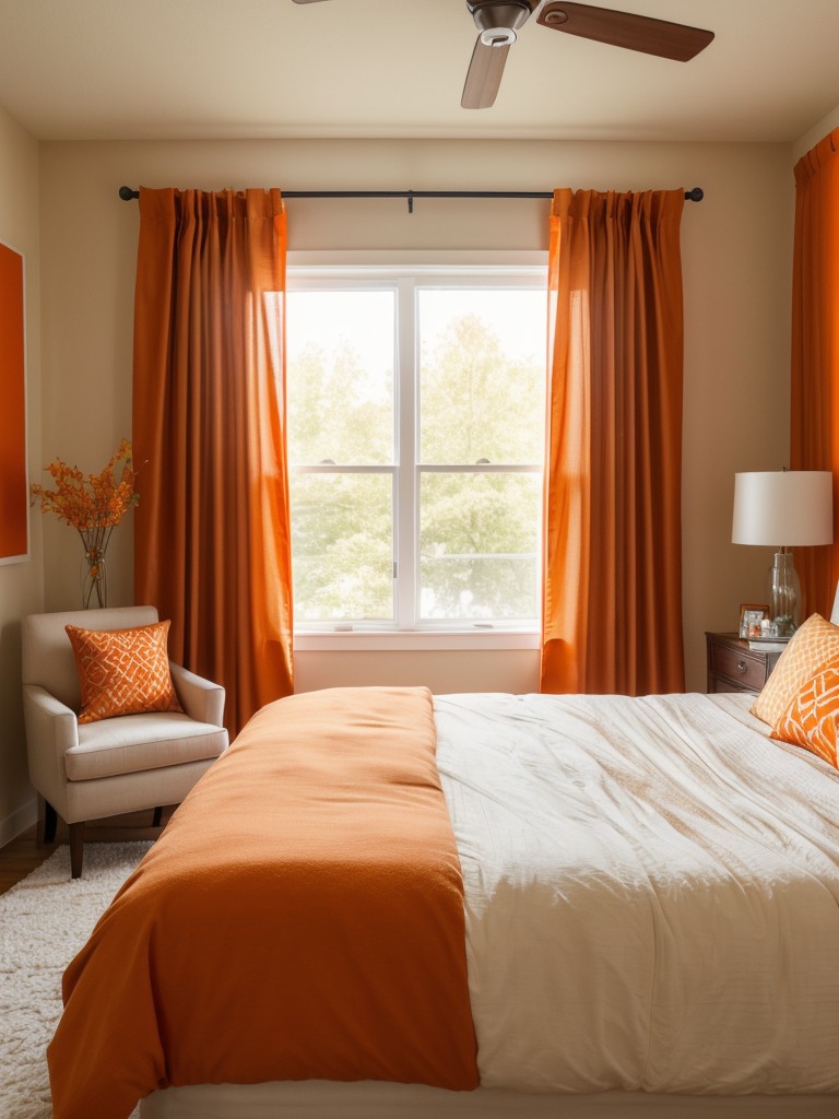 Orange Crush: Add Personality to Your Bedroom Decor