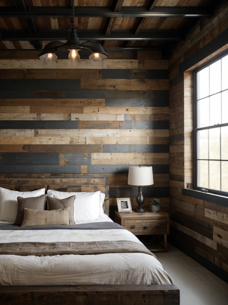 Industrial Statement Walls: Making a Bold Impact in Your Bedroom