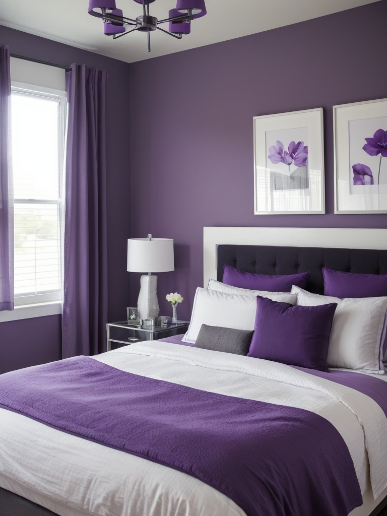 Inspiring Purple and Gray Bedroom Ideas