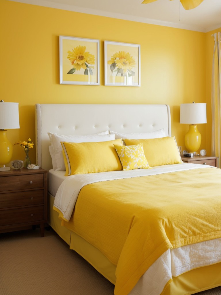 Summer dreams: Yellow-themed bedroom decor ideas