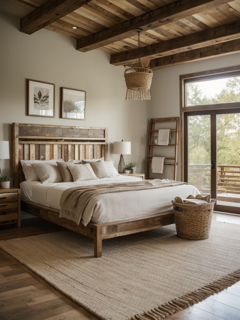 Rustic meets modern: Transform your apartment with natural elements for cozy vibes.