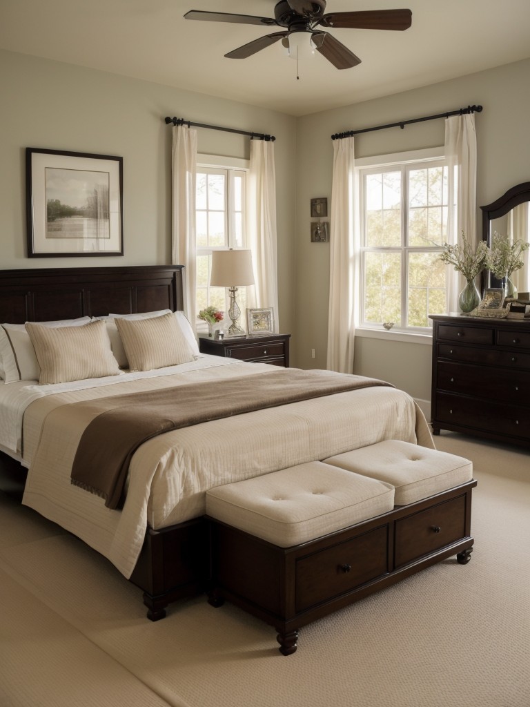 Create a Balanced and Elegant Bedroom with Traditional Decor