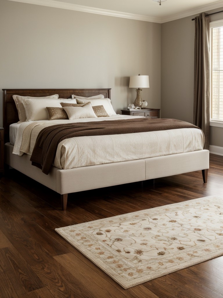 Create a Timeless Bedroom Oasis with Classic Flooring and Luxurious Rugs