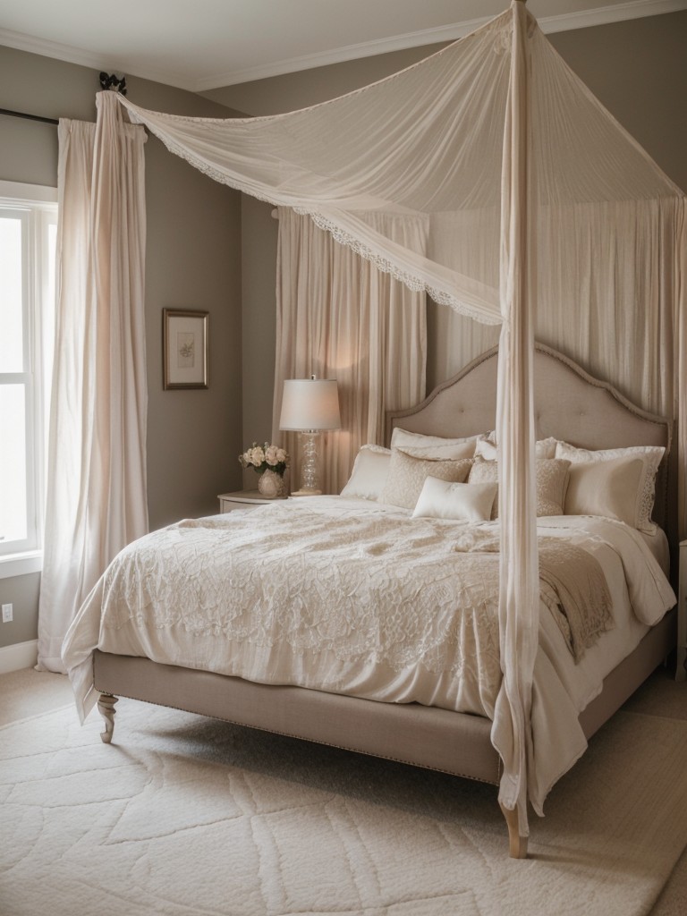 Dreamy Brown Bedroom Decor Ideas: Romantic touches for a cozy retreat.