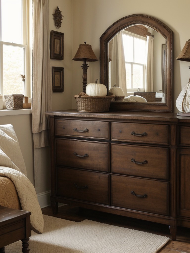 Rustic Chic: Transform Your Bedroom with Vintage Brown Decor!