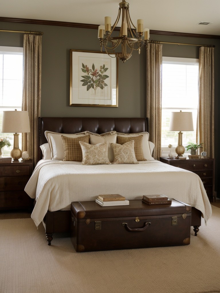 Elevate Your Apartment with Vintage Brown Bedroom Decor