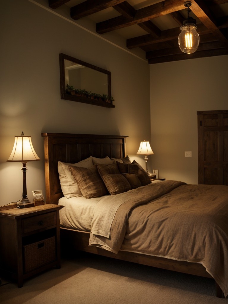 Rustic Chic: Transform Your Apartment with Brown Bedroom Decor!