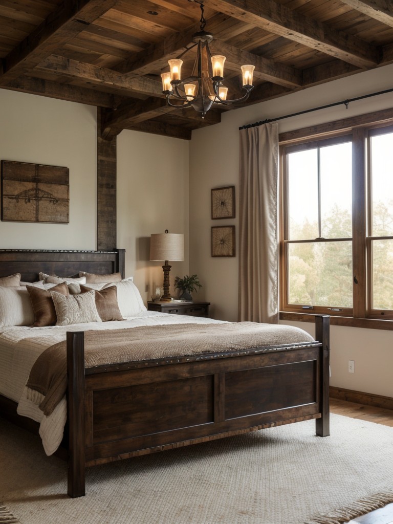 Rustic Chic Apartment: Transform Your Bedroom with Cozy Brown Decor