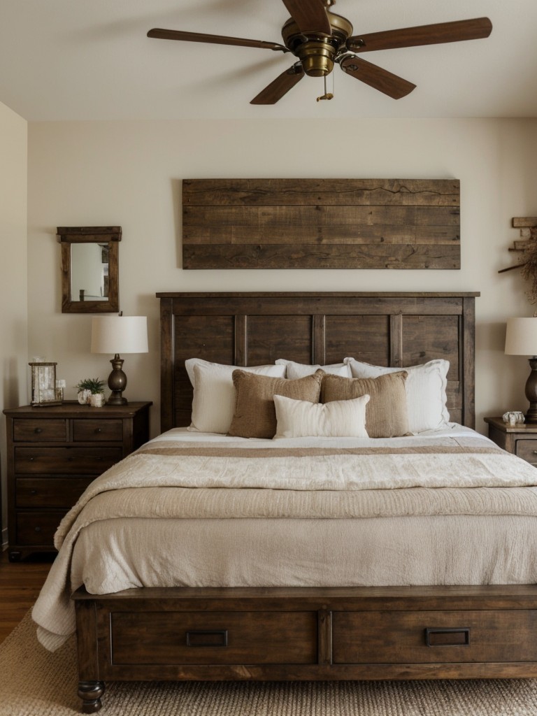 Rustic Apartment Inspo: Cozy Brown Bedroom Decor Ideas!