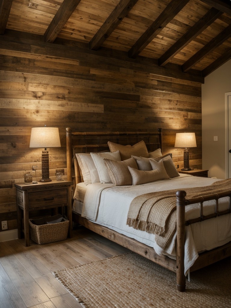 Cozy Apartment Style: Rustic Brown Bedroom Inspiration