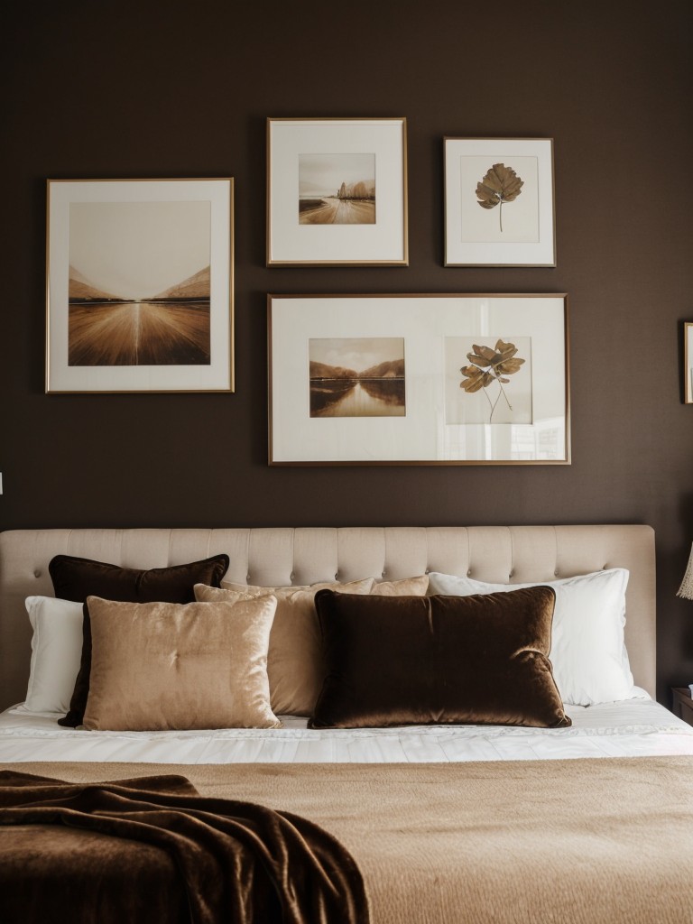 Artful Apartment Inspiration: Brown Bedroom Decor Ideas