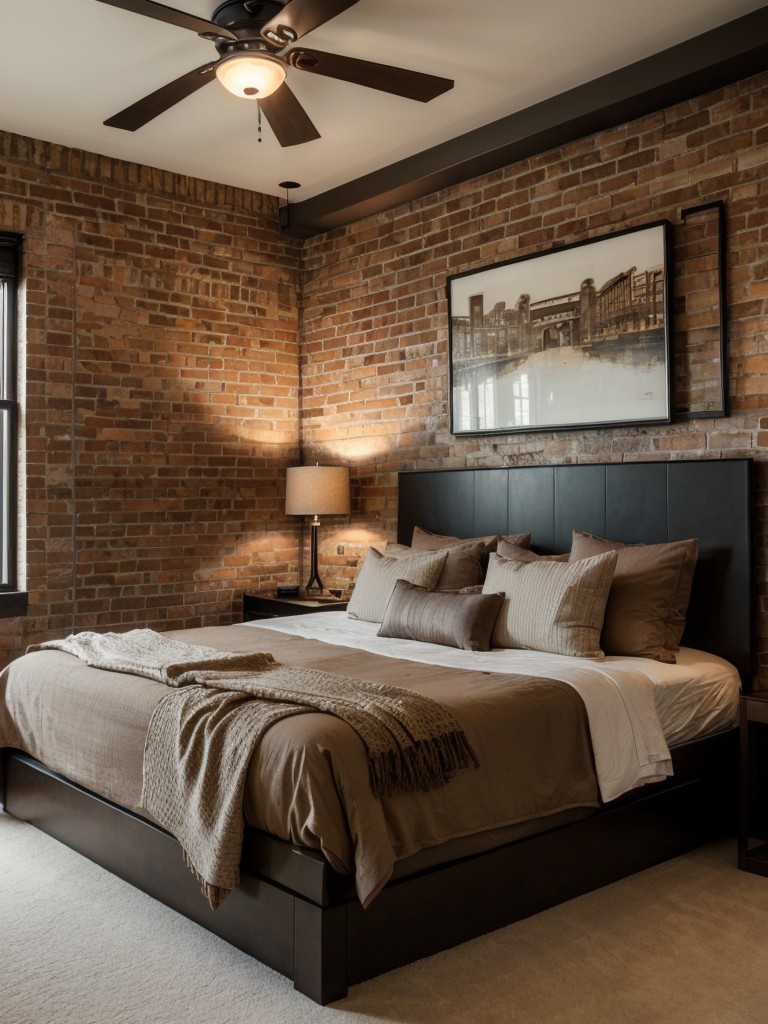 Urban Oasis: Industrial Chic Apartment Bedroom Inspiration