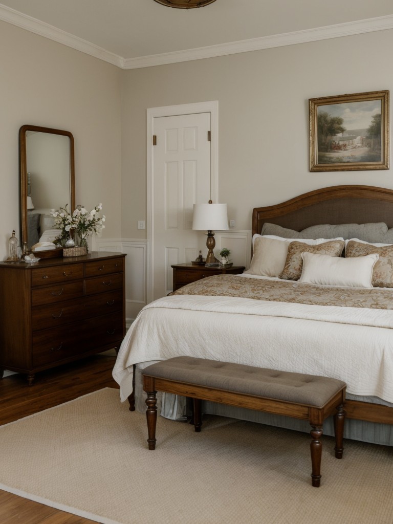 Vintage-inspired decor for a timeless bedroom look ?