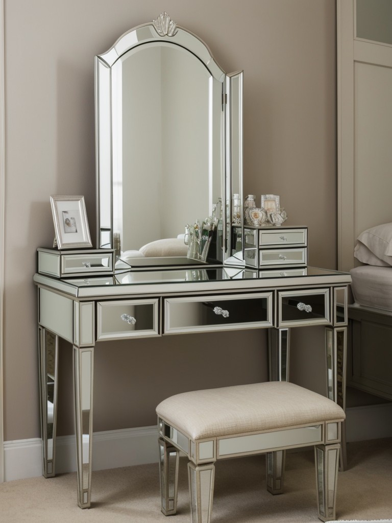 Elevate Your Space with a Mirror Dressing Table for a Chic Bedroom Look!