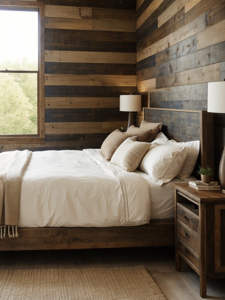 Organic Beauty: Brown Bedroom Decor Ideas with Wooden Accents