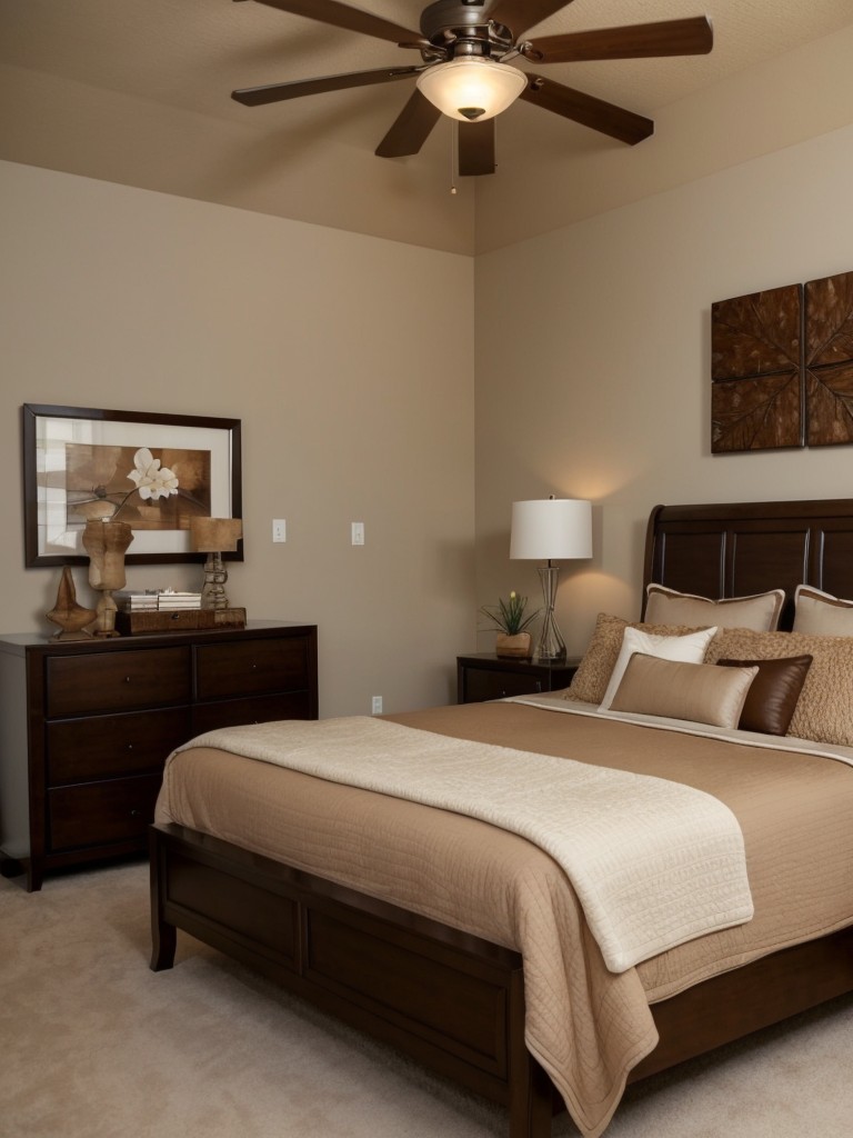 Cozy Cocoa Vibes: Transform Your Apartment with Warm Brown Bedroom Decor!