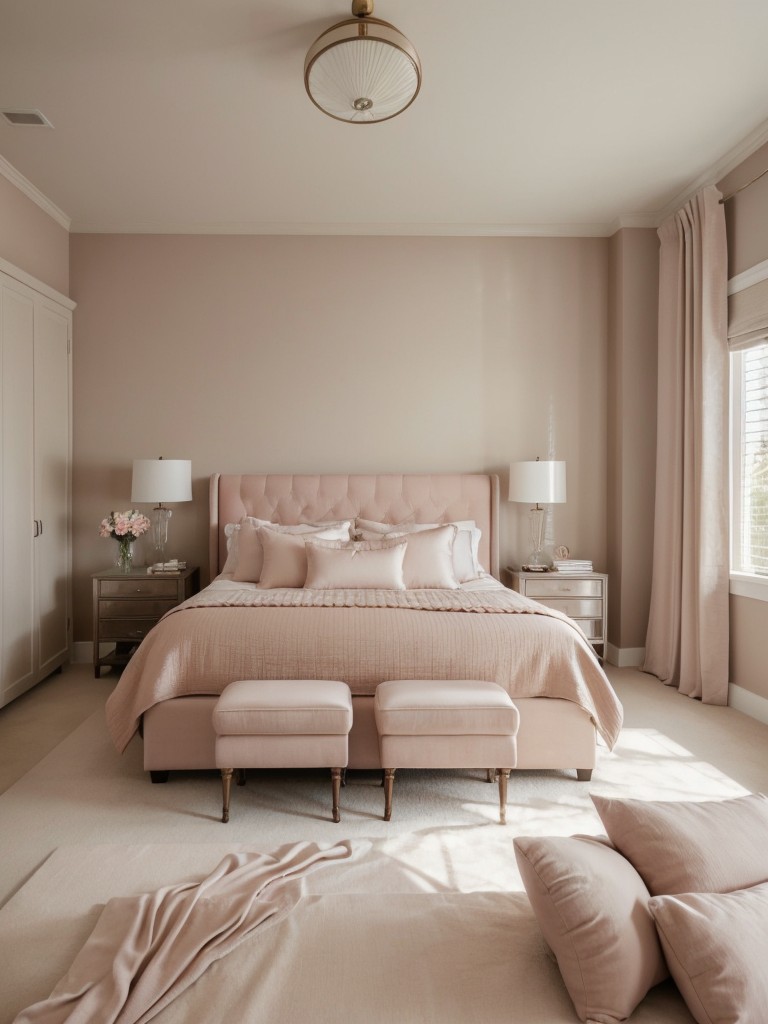 Stylish Apartment Inspo: Neutral and Feminine Bedroom Decor Ideas