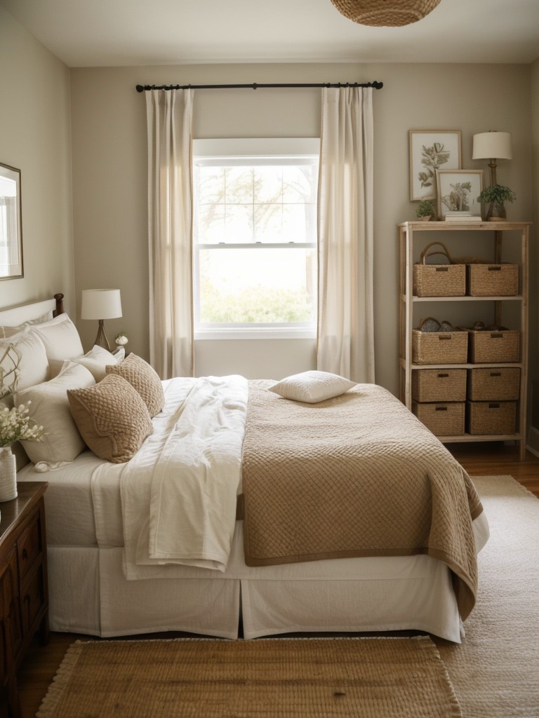 Eclectic Apartment Decor: Unique Handmade Additions for a Soothing Bedroom