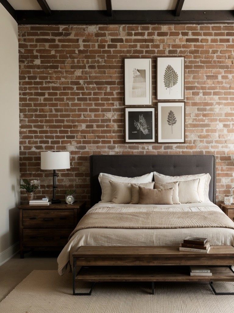 Stylish apartment decor ideas for a serene brown bedroom