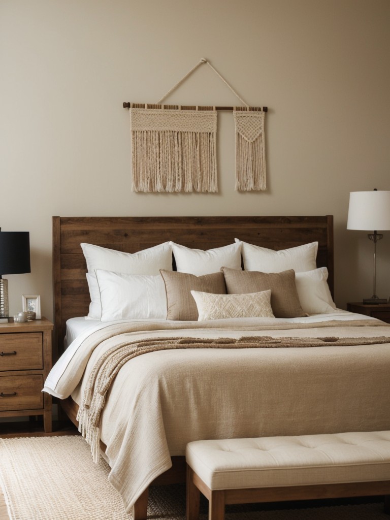 Cozy Apartment Vibes: Brown Bedroom Inspiration!