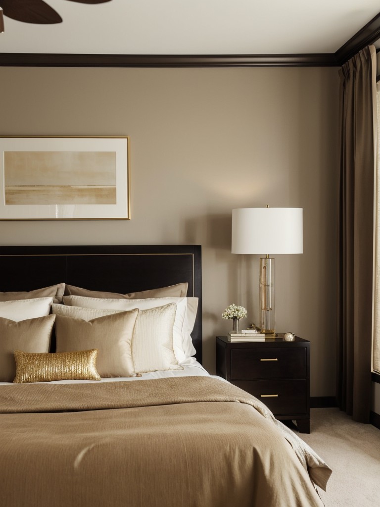 Elegant Black & Gold: Transform Your Bedroom with Timeless Style!