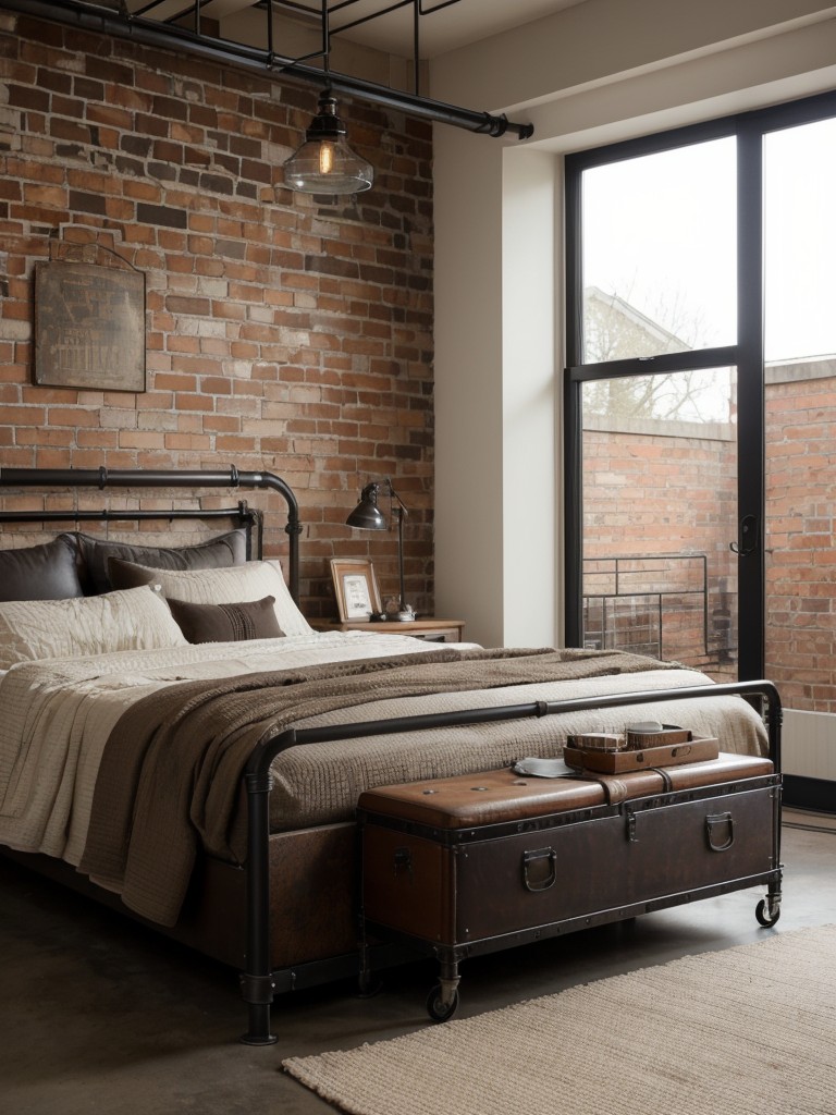 Urban Chic: Industrial Apartment Bedroom Inspiration