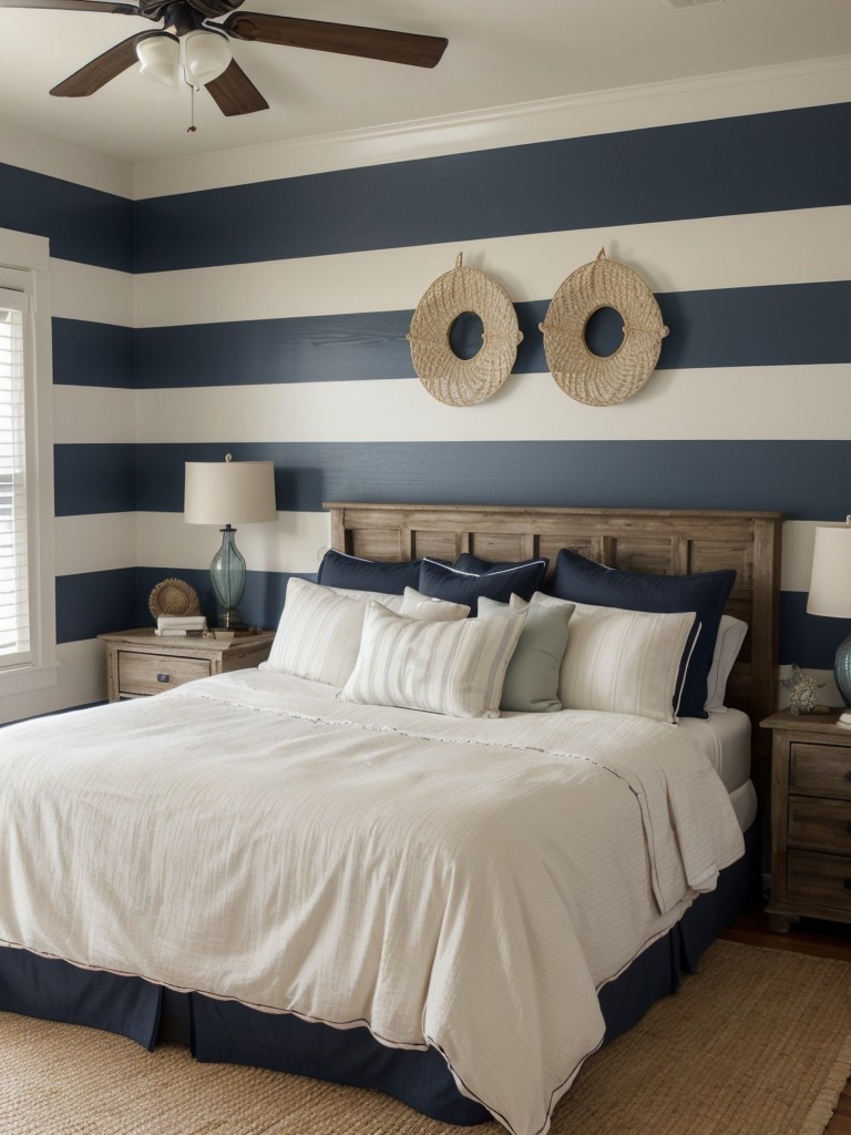 Beachy Bedroom Bliss: Coastal-inspired decor for a serene retreat.