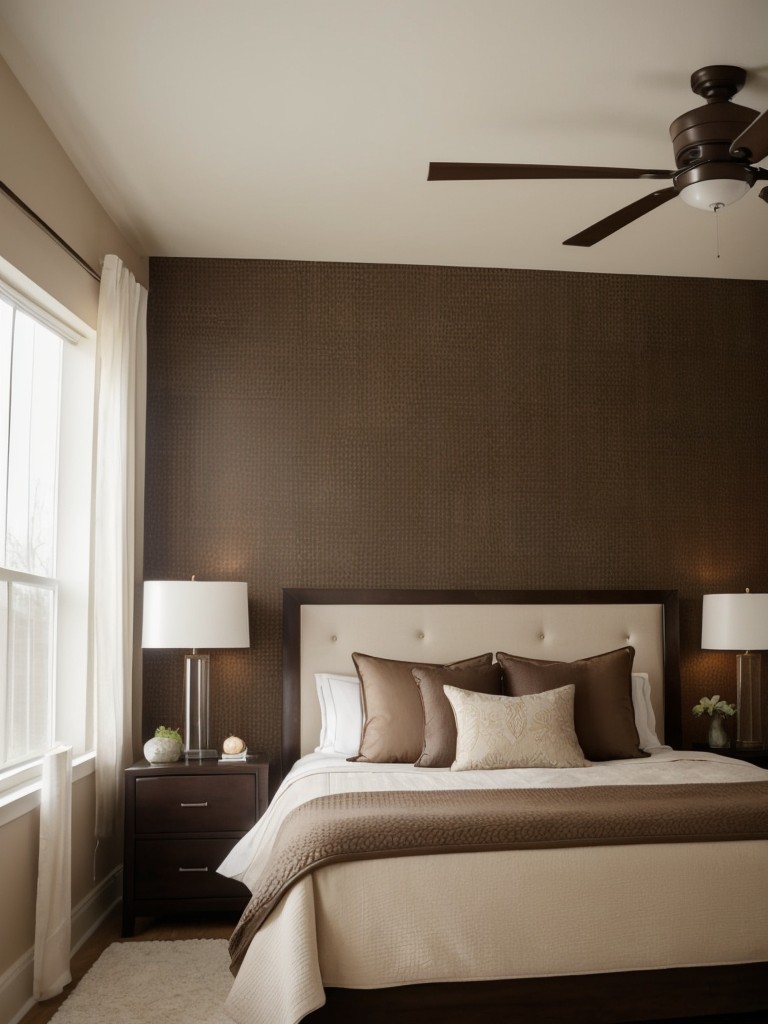 Cozy Chic: Transform Your Apartment with a Brown Accent Wall