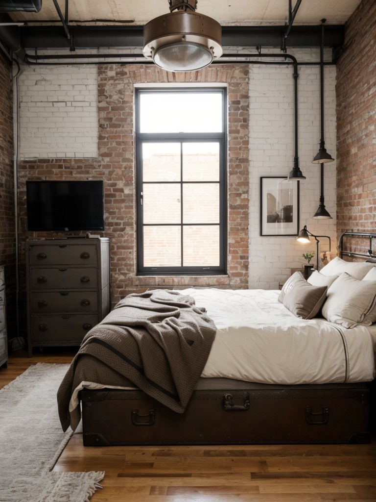 Urban Chic: Transform Your Bedroom with Taupe and Industrial Vibes