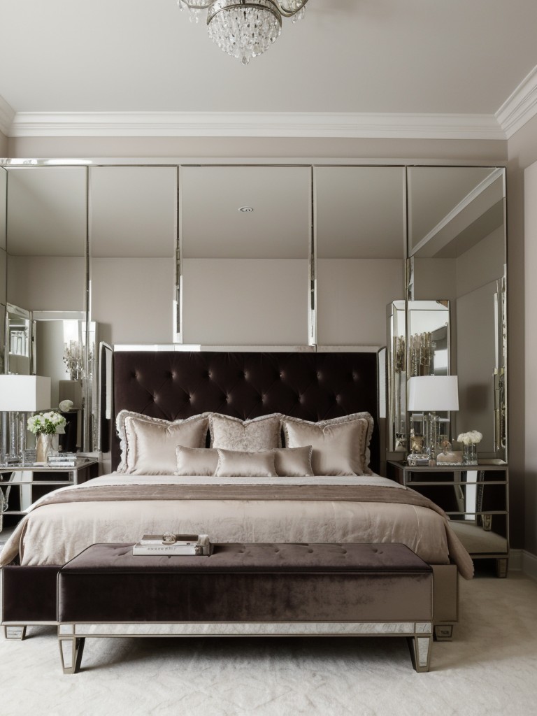 Old Hollywood Glamour: Taupe Bedroom Ideas