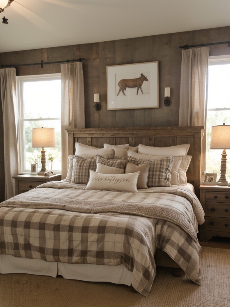 Rustic Farmhouse Vibes: Cozy Up Your Bedroom with Taupe