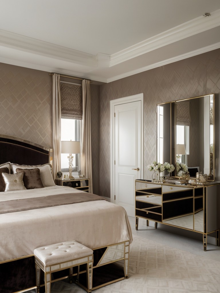 Glamorous Art Deco Bedroom Inspiration.