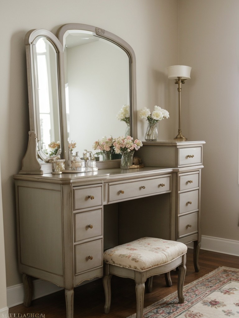 Vintage Vanity Table: Upgrade Bedroom Style with Antique Charm