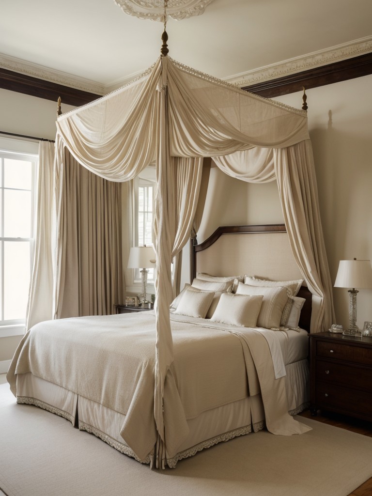 Regal Canopy Bed: Elevate Your Bedroom Style