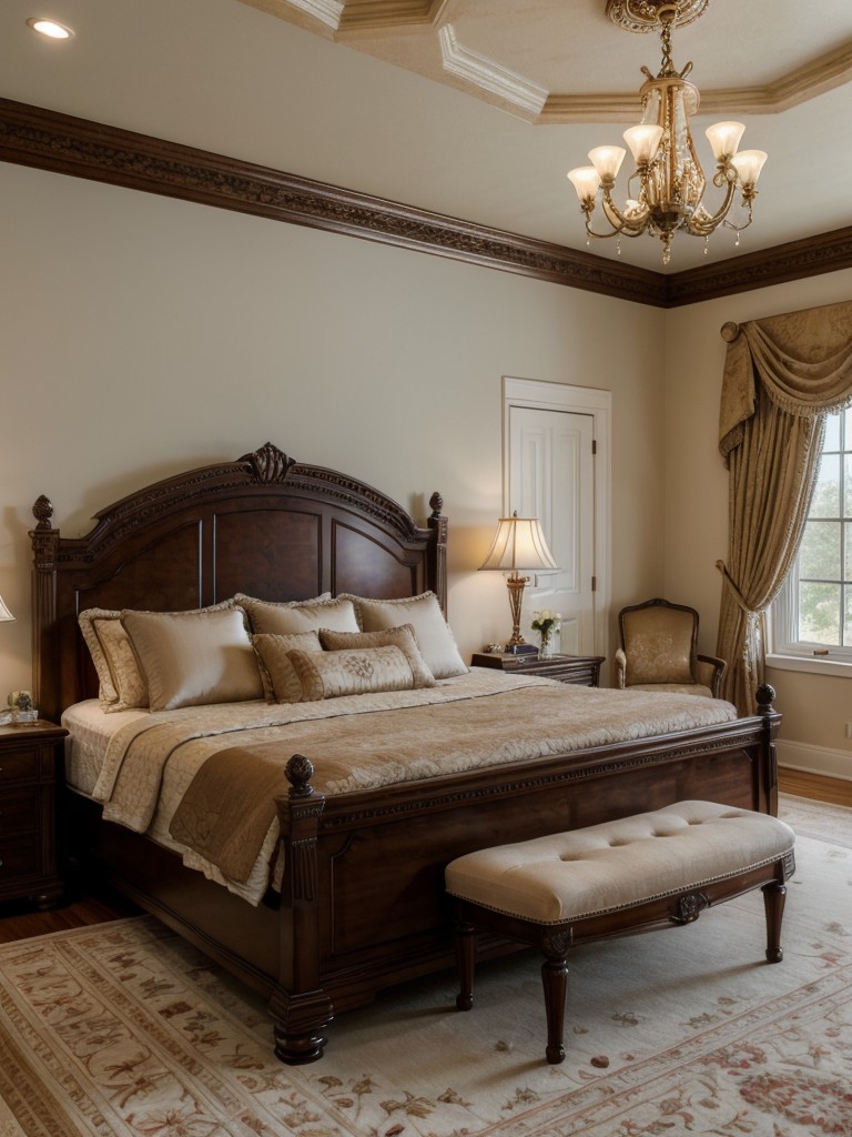 Create Opulence in Your Bedroom with Traditional Decor