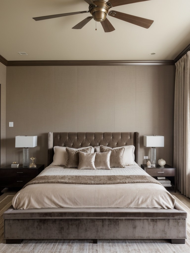 Luxurious Taupe Bedroom: Upgrade Your Space with Texture!