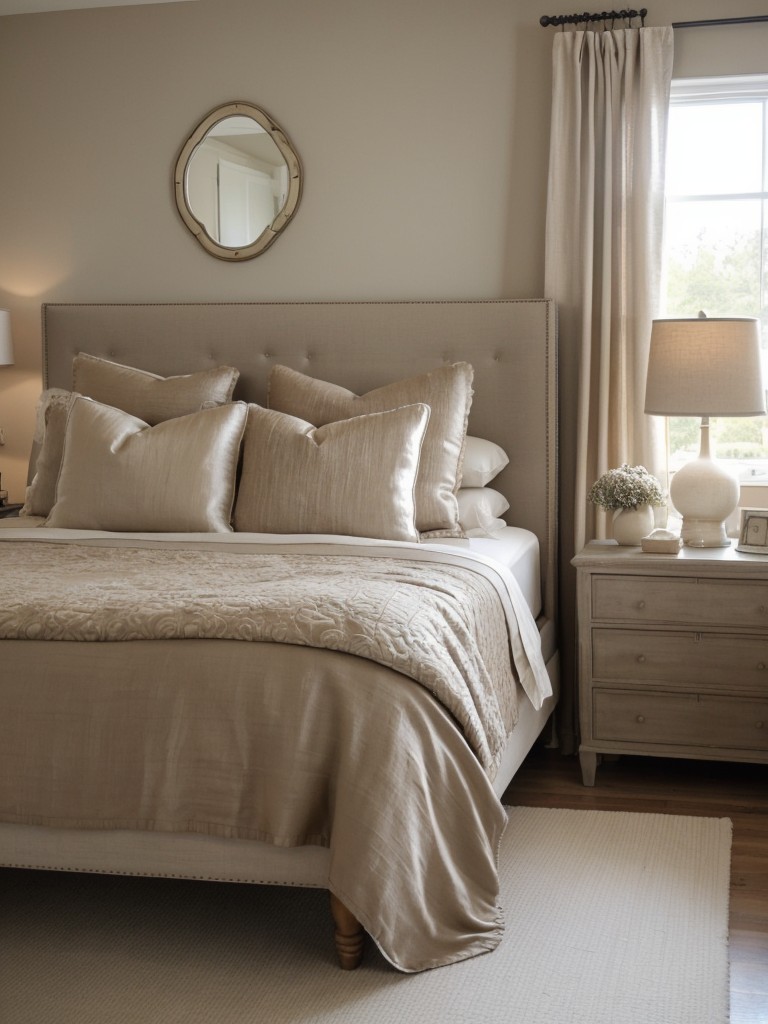 Textile Tales: Transform Your Taupe Bedroom with Fabrics!