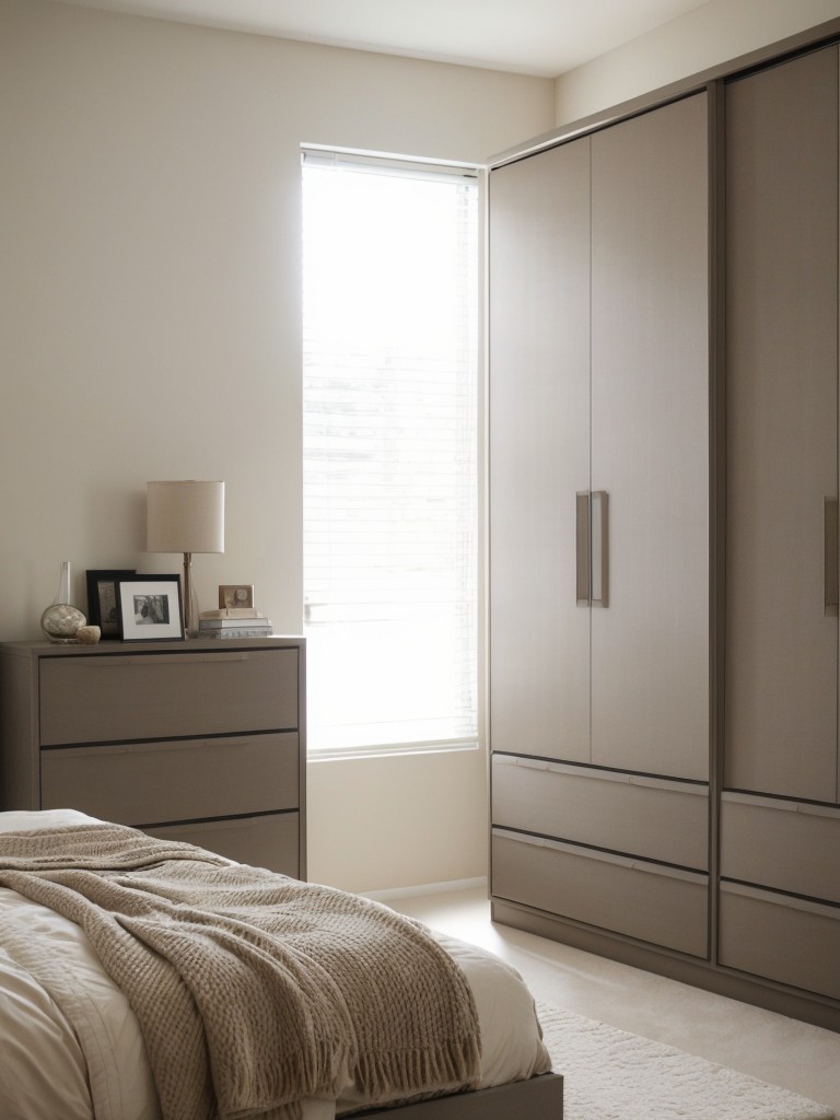 Maximize Storage for a Stylish Taupe Bedroom