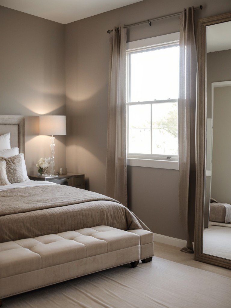 Elevate Your Bedroom with Taupe Decor & Mirrors