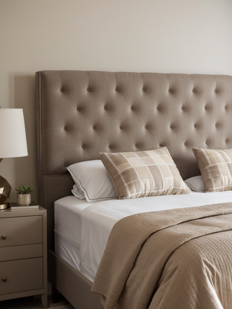 Elevate Your Bedroom with Stylish Taupe Decor!