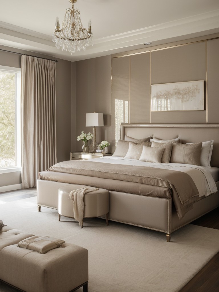 Chic & Glam: Transform Your Bedroom with Metallic Accents