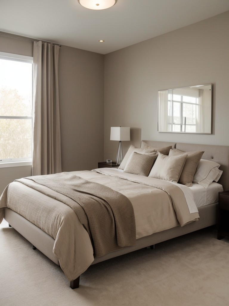 Calm & Minimalist Taupe Bedroom Vibes.