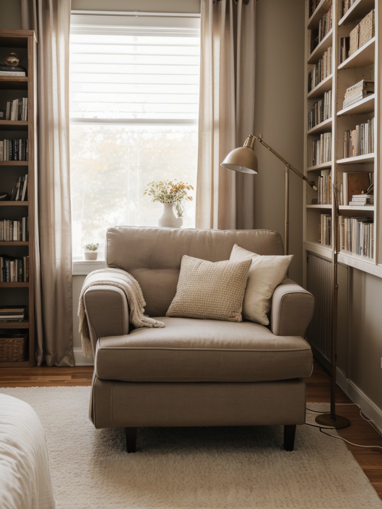 Cozy Taupe Bedroom Inspo - Create Your Perfect Reading Nook!