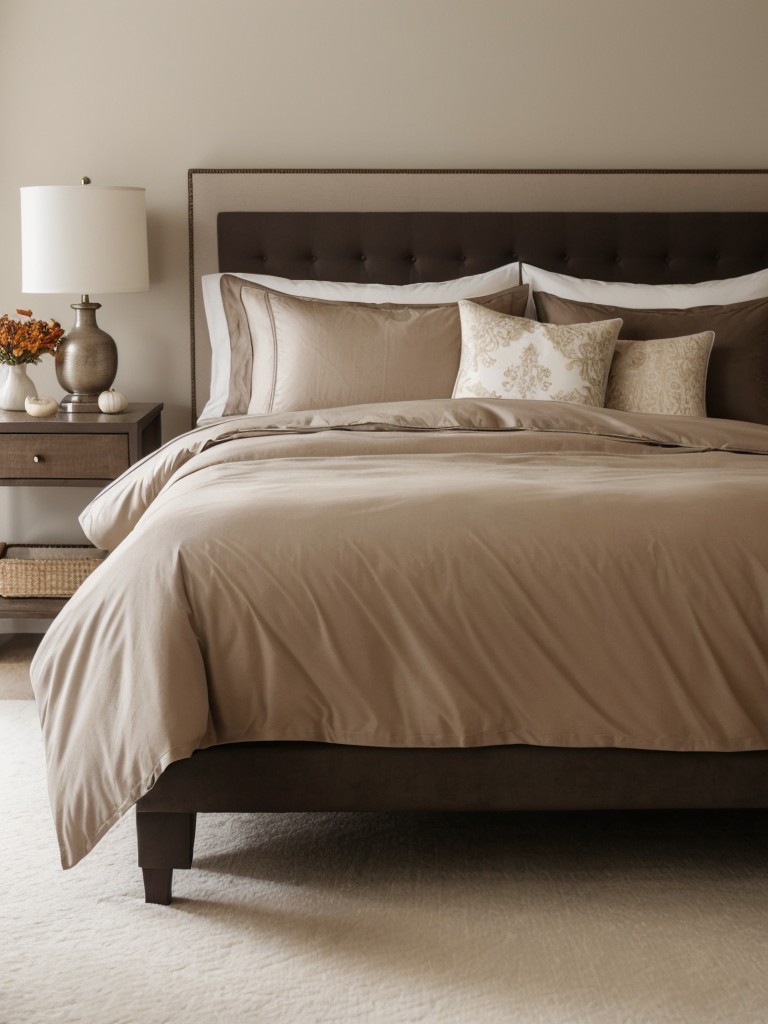 Elevate your bedroom with Taupe Decor for a Luxe Retreat