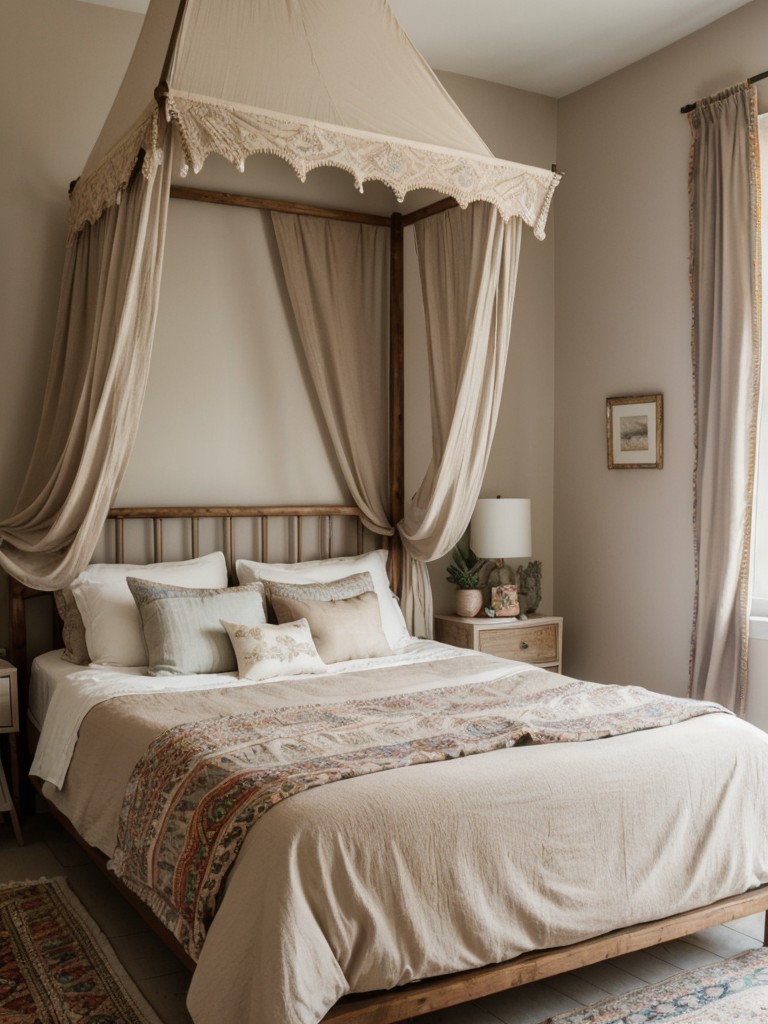 Boho Bliss: Transform Your Apartment with Whimsical Taupe Bedrooms!