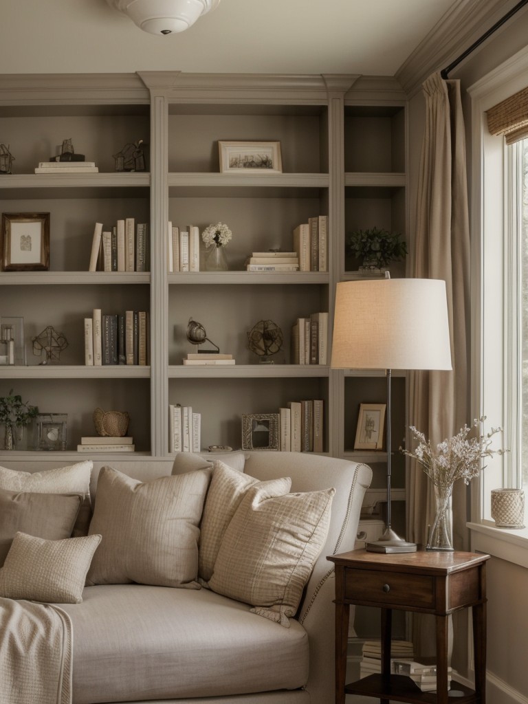 Cozy Taupe Bedroom: Create an Inviting Reading Nook!