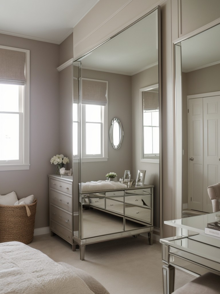 Create Space: Incorporate Taupe with Mirrors!