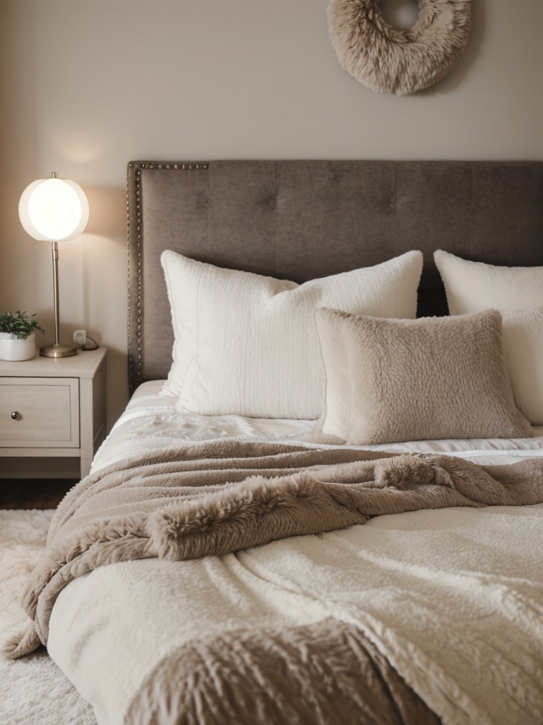 Cozy Taupe Apartment Bedroom Inspiration.