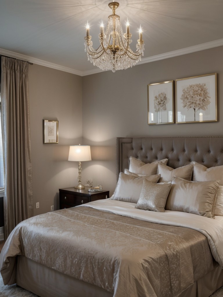 Glam Up Your Bedroom with a Statement Chandelier